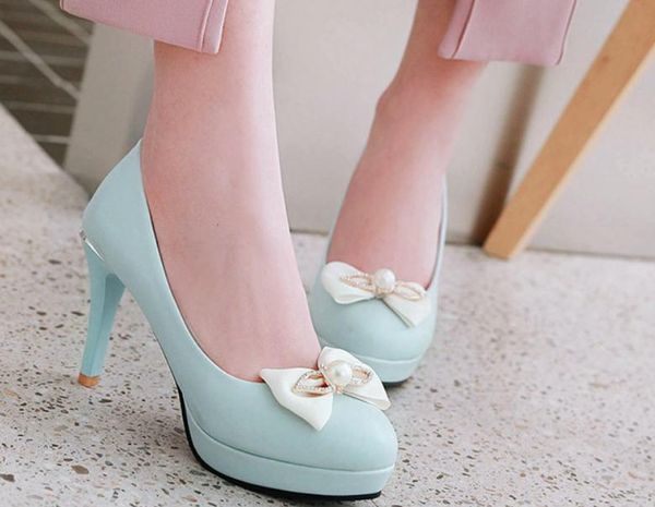 women's shoes in spring and autumn high fine heel round head waterproof table bowknot @kl650, Black
women's shoes in spring and autumn high fine heel round head waterproof table bowknot @kl650, Black