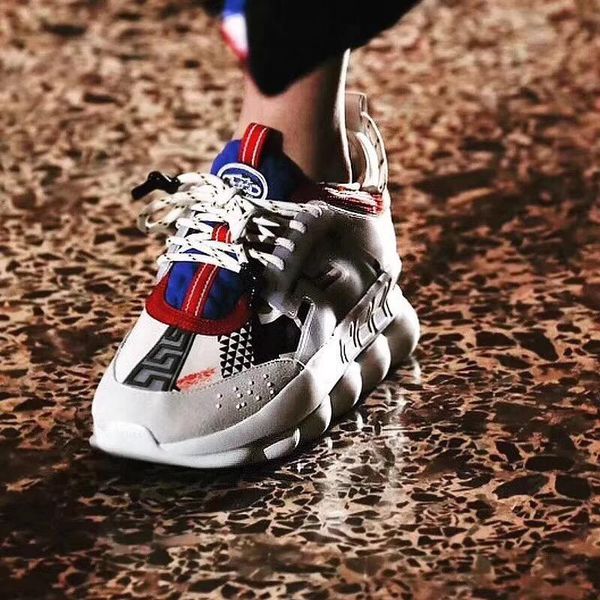 Chain Reaction Casual Designer Sneakers Sport Fashion Casual Shoes Trainer Lightweight Link-Embossed Sole With Dust Bag 
Chain Reaction Casual Designer Sneakers Sport Fashion Casual Shoes Trainer Lightweight Link-Embossed Sole With Dust Bag