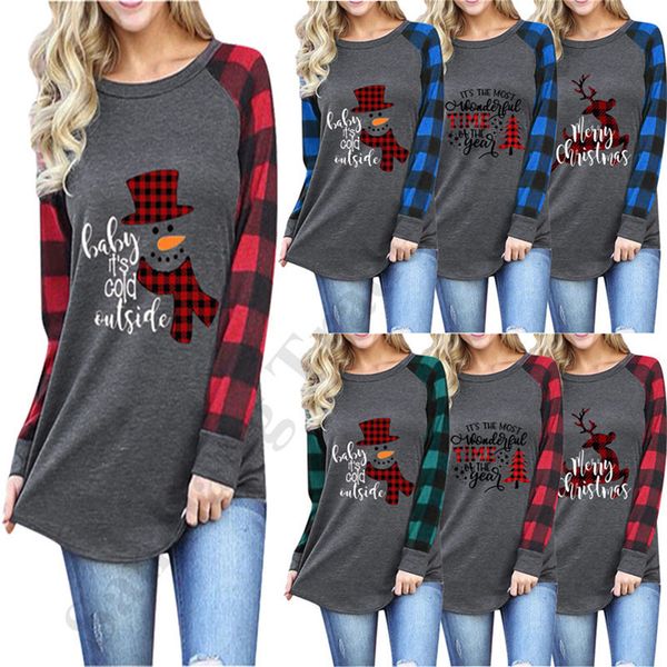 fashion plaid patchwork women blouses long sleeve pullover t shirt christmas element sweatshirt elf santa print sports casual c112702, White
fashion plaid patchwork women blouses long sleeve pullover t shirt christmas element sweatshirt elf santa print sports casual c112702, White