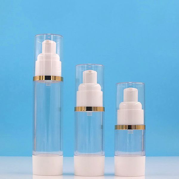 15ml/30ml/50ml transparent vacuum lotion bottle emulsion packaging container makeup cosmetic airless dispensing bottles
15ml/30ml/50ml transparent vacuum lotion bottle emulsion packaging container makeup cosmetic airless dispensing bottles