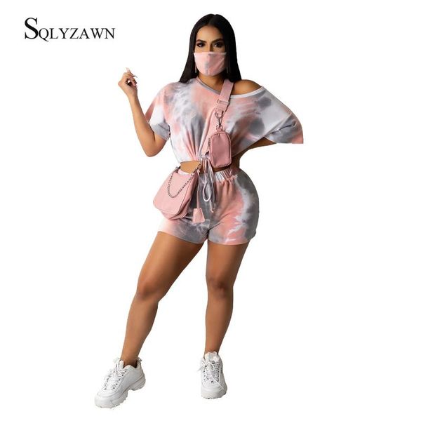 casual tie dye o neck tracksuit women fashion sports drawstring crop + biker shorts + mask 3 piece set fitness sweatsuit, White
casual tie dye o neck tracksuit women fashion sports drawstring crop + biker shorts + mask 3 piece set fitness sweatsuit, White