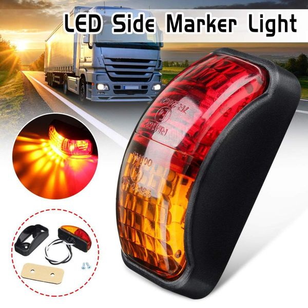 12v 24v led car trailer truck side marker light blinker indicator lorry caravan e-mark red amber dc12-30v
12v 24v led car trailer truck side marker light blinker indicator lorry caravan e-mark red amber dc12-30v