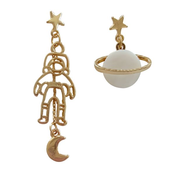 10 pair / lot fashion trendy jewelry metal star moon planet spaceman astronauts earrings, Golden;silver
10 pair / lot fashion trendy jewelry metal star moon planet spaceman astronauts earrings, Golden;silver