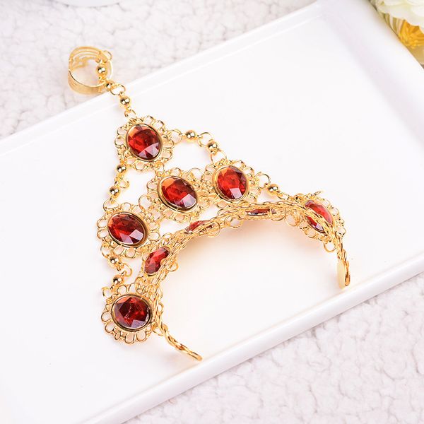 2019 new trend designer belly dance accessories indian dance red beads and diamond bracelet ladies valentine's day gift, Golden;silver
2019 new trend designer belly dance accessories indian dance red beads and diamond bracelet ladies valentine's day gift, Golden;silver