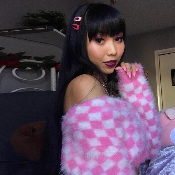 autumn winter women cropped sweater v neck gird party sweter mujer short long sleeve plaid harajuku fluffy sweater, White;black
autumn winter women cropped sweater v neck gird party sweter mujer short long sleeve plaid harajuku fluffy sweater, White;black