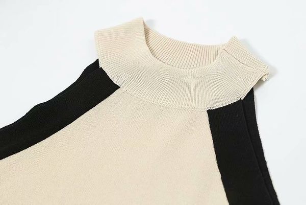 2019 elasticity slim fit knitted thin halter vest high-waisted navel europe and america body hugging slimming shoulder vest, Black;white
2019 elasticity slim fit knitted thin halter vest high-waisted navel europe and america body hugging slimming shoulder vest, Black;white