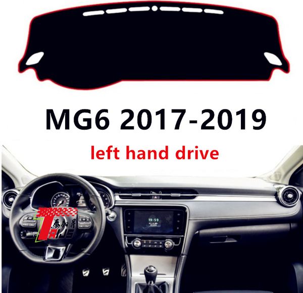 

taijs left hand drive car dashboard cover for mg6 2017-2019 anti cracking anti uv auto car dashboard carpet rup mat for mg gt6