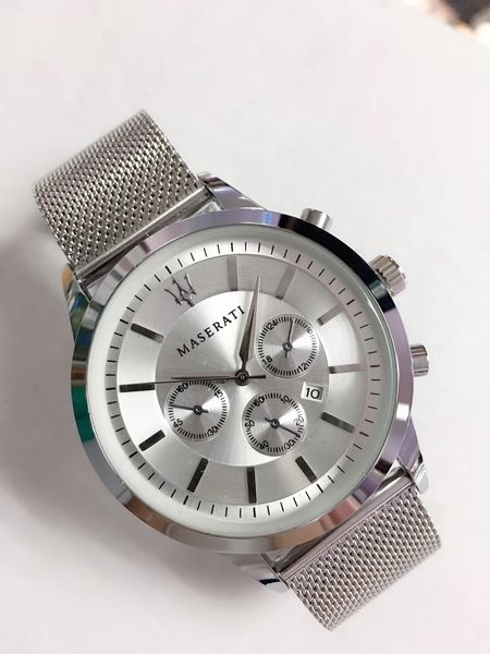 2019 maserati men luxury stainless steel watch men quartz movement watch men's mesh watchband wristwatch mens motorsports wristwatch mo, Slivery;brown
2019 maserati men luxury stainless steel watch men quartz movement watch men's mesh watchband wristwatch mens motorsports wristwatch mo, Slivery;brown