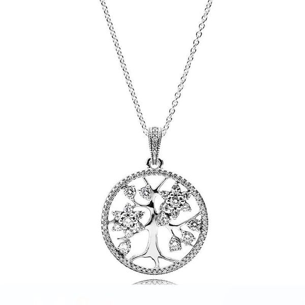 925 sterling silver cz diamond family tree pendant chain necklace logo original box for pandora crystal necklace for women men
925 sterling silver cz diamond family tree pendant chain necklace logo original box for pandora crystal necklace for women men
