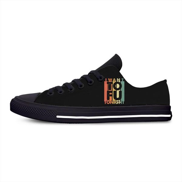 i want tofu tonight fashion original casual shoes vegetarian funny breathable lightweight sneakers for men women, Black
i want tofu tonight fashion original casual shoes vegetarian funny breathable lightweight sneakers for men women, Black