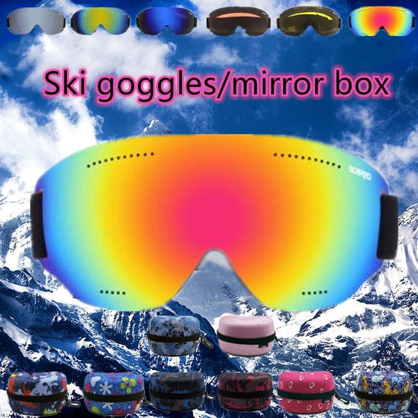 yiwa hd anti-fog frameless large spherical ski goggles glasses with storage box for children kids
yiwa hd anti-fog frameless large spherical ski goggles glasses with storage box for children kids