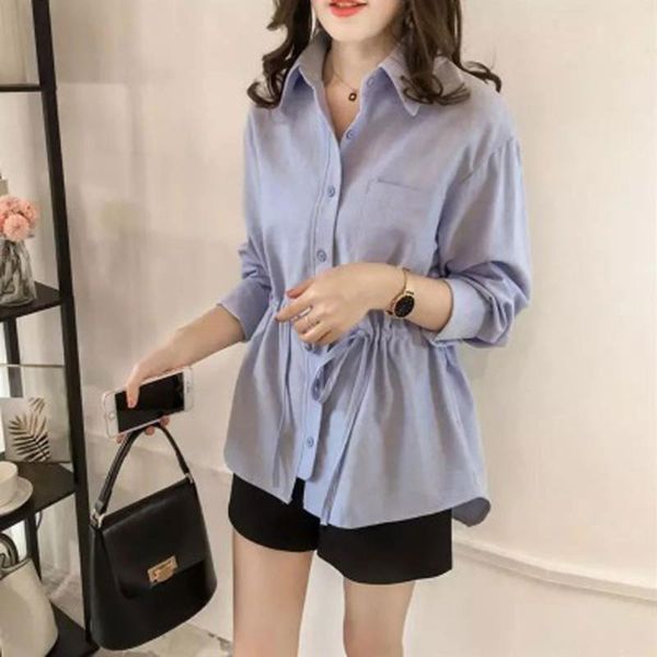 2019 spring solid color women white shirt female blouse long sleeve casual turn-down collar style women loose blouses
2019 spring solid color women white shirt female blouse long sleeve casual turn-down collar style women loose blouses