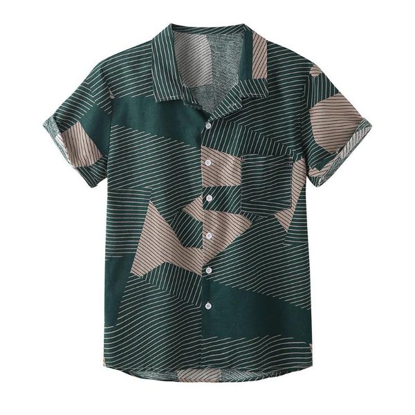 men's casual shirts klv blouse polyester clothing loose short sleeve print button down shirt summer regular-fit top, White;black
men's casual shirts klv blouse polyester clothing loose short sleeve print button down shirt summer regular-fit top, White;black