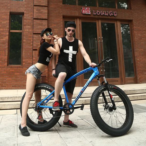 mountain bike 4.0 fat tire bicycle double disc brake beach bicycle snow bike light high carbon steel mountain bicycle
mountain bike 4.0 fat tire bicycle double disc brake beach bicycle snow bike light high carbon steel mountain bicycle