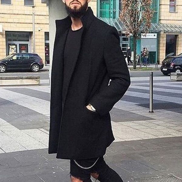 2019 autumn winter men wool trench coat 3xl warm lapel long coats cardigan fashion male solid slim jacket windbreaker outwear, Tan;black
2019 autumn winter men wool trench coat 3xl warm lapel long coats cardigan fashion male solid slim jacket windbreaker outwear, Tan;black