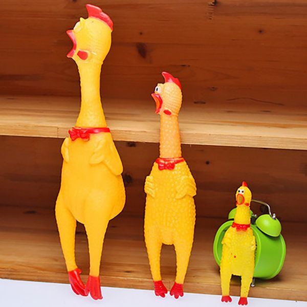 1pcs screaming chicken 17cm/31cm/39cm whole creative tricky pet dog chew squeak toy vent squeeze sound toys funny gadgets gifts
1pcs screaming chicken 17cm/31cm/39cm whole creative tricky pet dog chew squeak toy vent squeeze sound toys funny gadgets gifts