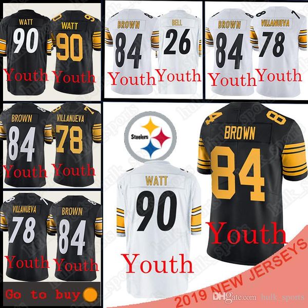 90 T.J. Watt jerseys 84 Antonio Brown 26 LeVeon Bell jersey 78 Alejandro Villanueva men Football Jerseys 
90 T.J. Watt jerseys 84 Antonio Brown 26 LeVeon Bell jersey 78 Alejandro Villanueva men Football Jerseys