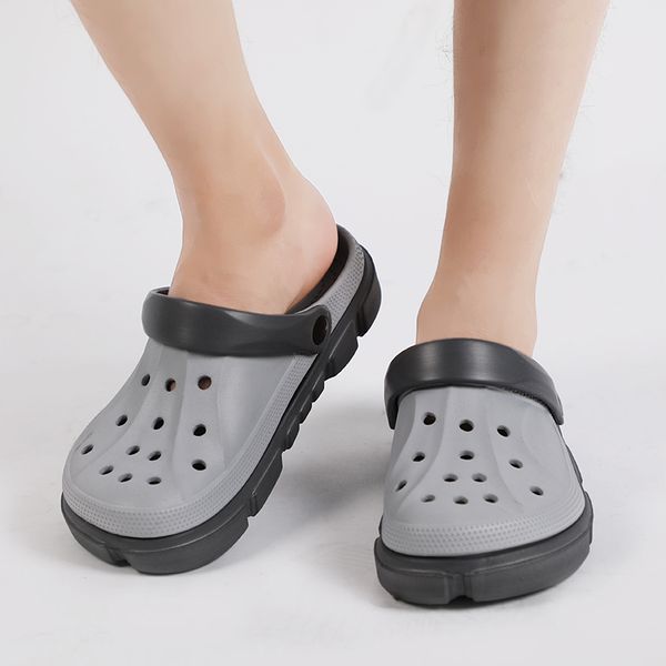 size 40-45 garden clog shoes for men quick drying summer beach slipper flat breathable outdoor sandals male gardening shoes, Black
size 40-45 garden clog shoes for men quick drying summer beach slipper flat breathable outdoor sandals male gardening shoes, Black