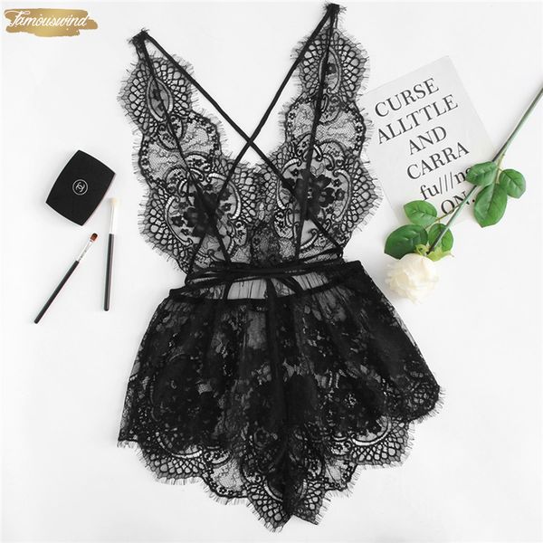 eyelash sleepwear lace black lace v neck sleep romper summer pink up perspective nightwear women green, Black;red
eyelash sleepwear lace black lace v neck sleep romper summer pink up perspective nightwear women green, Black;red