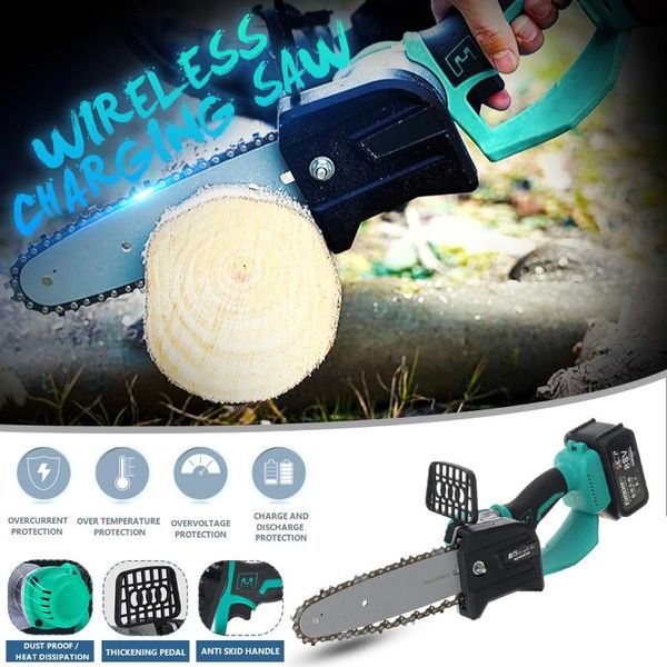 1280w 88v/198v mini cordless portable one-hand saw woodworking electric chain saw wood cutter high hardness wear-resistant chain
1280w 88v/198v mini cordless portable one-hand saw woodworking electric chain saw wood cutter high hardness wear-resistant chain