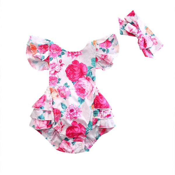 newborn infant baby girls floral bodysuits children clothing summer costume jumpsuit bodysuit headband one-piece clothes 0-2t, Blue
newborn infant baby girls floral bodysuits children clothing summer costume jumpsuit bodysuit headband one-piece clothes 0-2t, Blue
