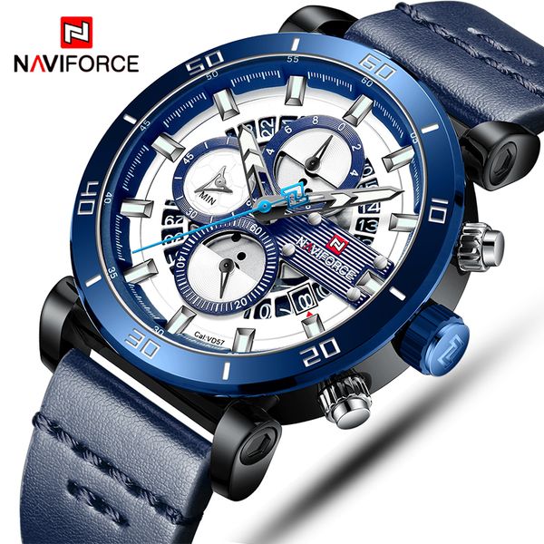 naviforce mens sports watches men brand luxury leather quartz automatic date clock male army military waterproof wrist watch ly191213, Slivery;brown
naviforce mens sports watches men brand luxury leather quartz automatic date clock male army military waterproof wrist watch ly191213, Slivery;brown