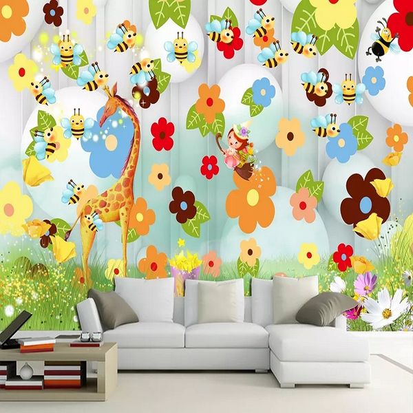new custom large mural 3d wallpaper cartoon giraffe baby in flowers children's bedroom mural tv back wall decor deep 5d embossed
new custom large mural 3d wallpaper cartoon giraffe baby in flowers children's bedroom mural tv back wall decor deep 5d embossed