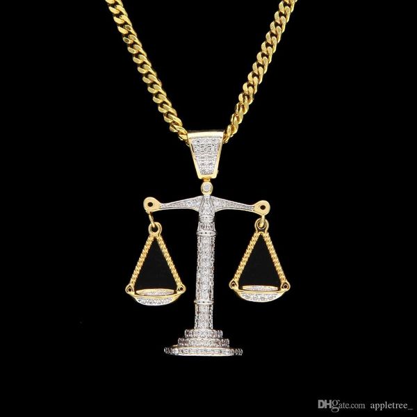 balance libra scale necklace iced out zircon pendant necklaces bling charm chain men mens hip hop jewelry male hiphop jewellery, Silver
balance libra scale necklace iced out zircon pendant necklaces bling charm chain men mens hip hop jewelry male hiphop jewellery, Silver