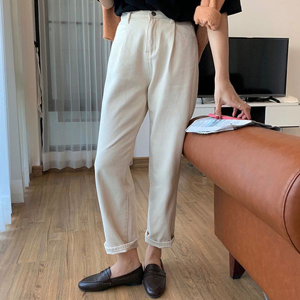women's pants & capris white cotton high waist straight women 2021 vintage casual female streetwear loose pocket trousers thicken wide, Black;white
women's pants & capris white cotton high waist straight women 2021 vintage casual female streetwear loose pocket trousers thicken wide, Black;white