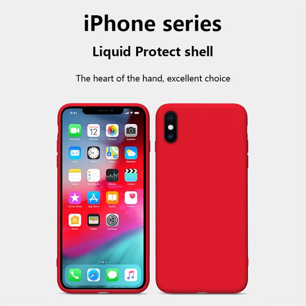 Quality Liquid Silicone Case for iPhone Xs Max Xr X 8 7 6 Plus Gel Rubber Shockproof Phone Cover Full Designer Phone Case
Quality Liquid Silicone Case for iPhone Xs Max Xr X 8 7 6 Plus Gel Rubber Shockproof Phone Cover Full Designer Phone Case