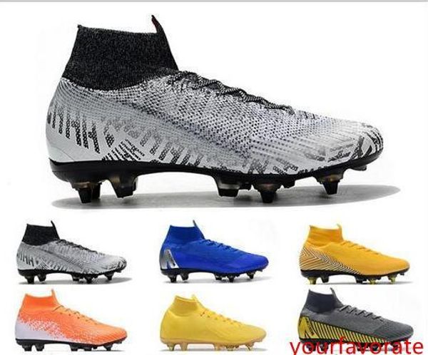 2019 mercurial superfly vi elite sg ac men s soccer shoes crampons de football boots chuteira ronaldo neymar men world cup soccer cleats
2019 mercurial superfly vi elite sg ac men s soccer shoes crampons de football boots chuteira ronaldo neymar men world cup soccer cleats