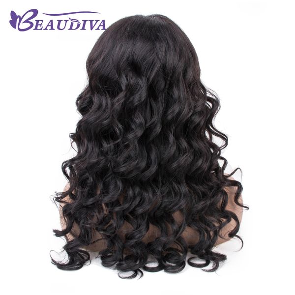 beaudivas lace front human hair wig brazilian loose wave lace front wig with baby hair remy glueless full end lace wig, Black
beaudivas lace front human hair wig brazilian loose wave lace front wig with baby hair remy glueless full end lace wig, Black