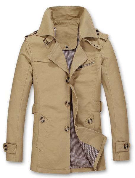 men's trench coats 2021 men autumn winter coat casual mens long jacket overcoat, Tan;black
men's trench coats 2021 men autumn winter coat casual mens long jacket overcoat, Tan;black