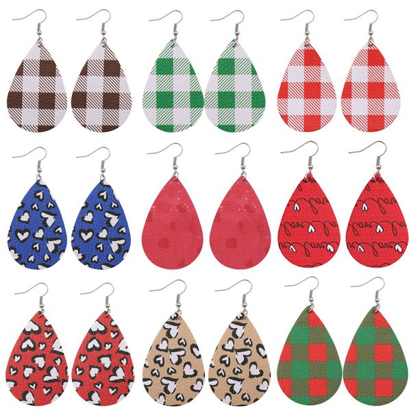 lattice pattern double sided teardrop leather earrings boho buffalo plaid water drop leather earring light weight statement jewelry, Golden
lattice pattern double sided teardrop leather earrings boho buffalo plaid water drop leather earring light weight statement jewelry, Golden