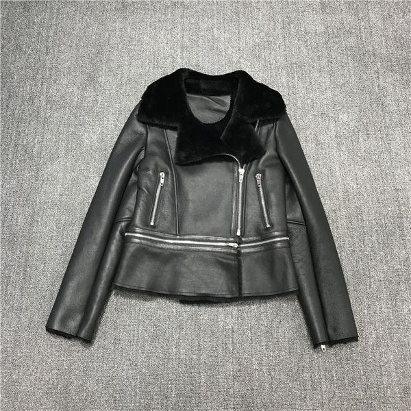 2022 natural real sheep fur coat jacket winter clothes women turn-down collar motor biker genuine leather jackets removable bb, Black;brown
2022 natural real sheep fur coat jacket winter clothes women turn-down collar motor biker genuine leather jackets removable bb, Black;brown
