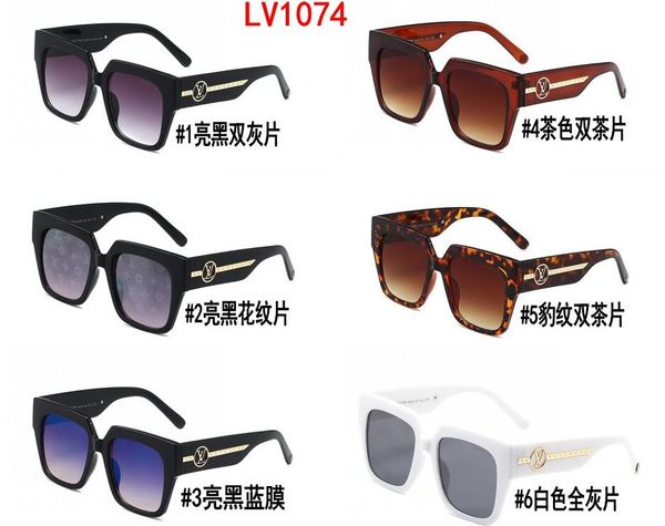 new classic sunglasses design lv mens womens sun glasses eyewear metal glass lenses 1074, White;black
new classic sunglasses design lv mens womens sun glasses eyewear metal glass lenses 1074, White;black