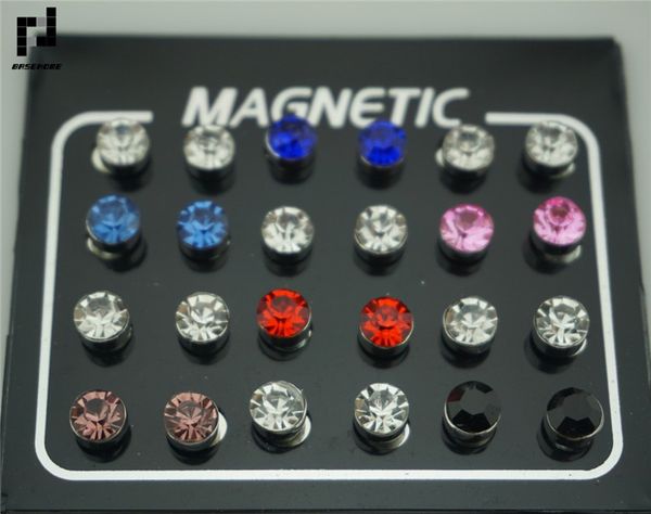 basehome 24pcs/lot 3/4/5/6/7mm round crystal rhinestone magnet stud earring puck womens mens magnetic fake ear plug jewelry, Slivery;golden
basehome 24pcs/lot 3/4/5/6/7mm round crystal rhinestone magnet stud earring puck womens mens magnetic fake ear plug jewelry, Slivery;golden