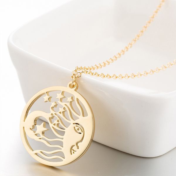 necklace gold neck jewelry moon star cutout necklace stainless steel 2020 jewelry on the neck silver chian on wmen accessories
necklace gold neck jewelry moon star cutout necklace stainless steel 2020 jewelry on the neck silver chian on wmen accessories