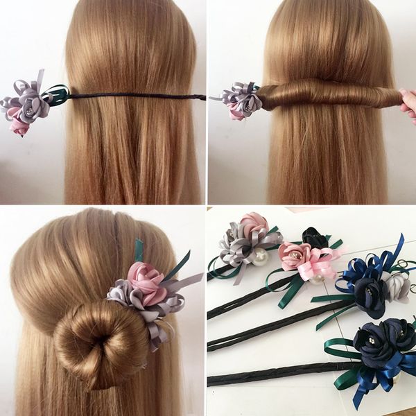 m mism women flower donut bun maker big pearls ribbon diy hair style making tools korean fashion style hair curler accessories
m mism women flower donut bun maker big pearls ribbon diy hair style making tools korean fashion style hair curler accessories