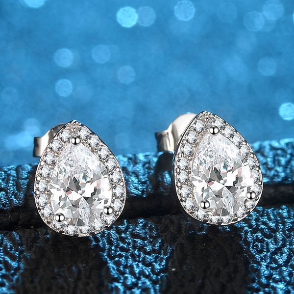 sterling silver inlaid water drops zircon earrings to create diamonds or gemstone earrings jewelry women's girls anniversary birthday m, Golden
sterling silver inlaid water drops zircon earrings to create diamonds or gemstone earrings jewelry women's girls anniversary birthday m, Golden