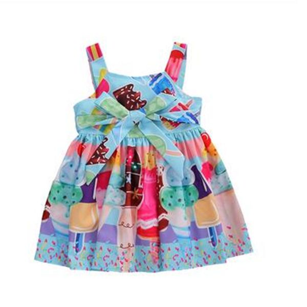 1-4years baby girl sleeveless dress ice cream printed dress bowknot princess, Red;yellow
1-4years baby girl sleeveless dress ice cream printed dress bowknot princess, Red;yellow