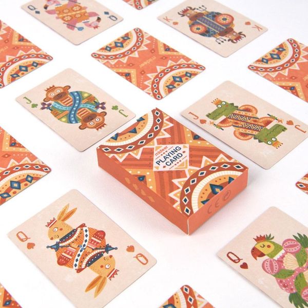 party cute animal board card game poker 54 pieces cartoon playing paper card for kids & adults card decks games running jerseys, Black;blue
party cute animal board card game poker 54 pieces cartoon playing paper card for kids & adults card decks games running jerseys, Black;blue