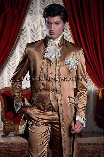 embroidery groom tuxedos mandarin lapel groomsmen mens wedding dress man jacket blazer prom dinner 3 piece suit(jacket+pants+tie+vest) a30, Black;gray
embroidery groom tuxedos mandarin lapel groomsmen mens wedding dress man jacket blazer prom dinner 3 piece suit(jacket+pants+tie+vest) a30, Black;gray