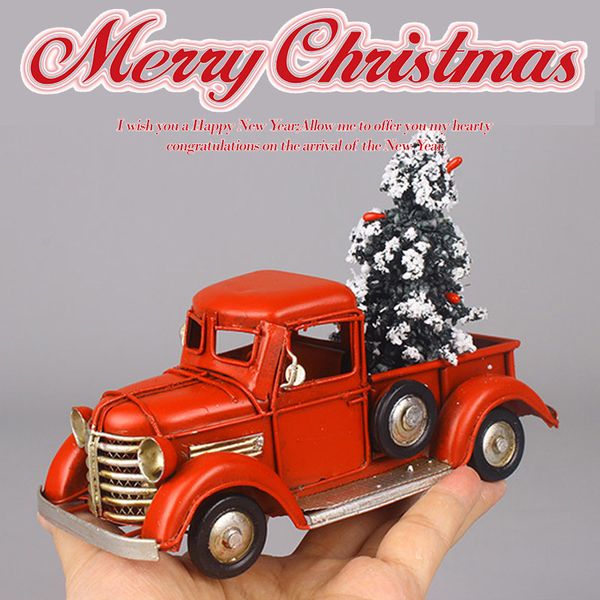 christmas 2019 little red truck table decor new year's products for kids metal vehicle car model
christmas 2019 little red truck table decor new year's products for kids metal vehicle car model