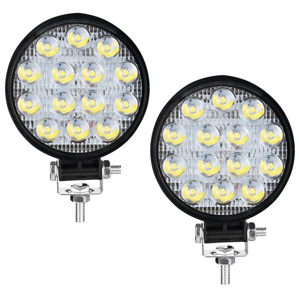 2pcs 14led белый свет работы прожектор лампы offroad водонепроницаемый 6000k часть set kit
2pcs 14led белый свет работы прожектор лампы offroad водонепроницаемый 6000k часть set kit
