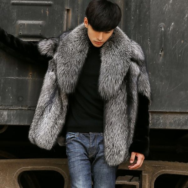 real fur jacket men winter thick warm natural fur coat silver full leather real mink sleeve npi 90311d, Black
real fur jacket men winter thick warm natural fur coat silver full leather real mink sleeve npi 90311d, Black