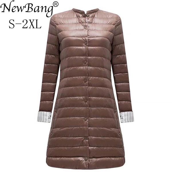 newbang ultra light down jacket women portable female jacket winter long feather slim parkas stand collar womens down jackets, Black
newbang ultra light down jacket women portable female jacket winter long feather slim parkas stand collar womens down jackets, Black