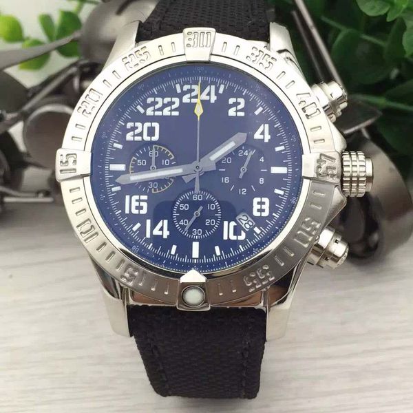 br1884 blackbird chronomat mens watch outdoor quartz chronometer 48mm black dial nylon band men watches with rotatable stainless steel bezel, Slivery;brown
br1884 blackbird chronomat mens watch outdoor quartz chronometer 48mm black dial nylon band men watches with rotatable stainless steel bezel, Slivery;brown