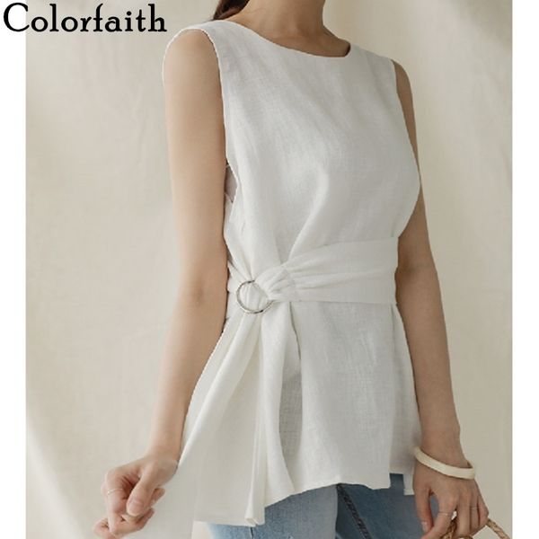 colorfaith new 2020 women summer blouses shirts casual vintage lace up asymmetrical cotton and linen sleeveless vest bl6666, White
colorfaith new 2020 women summer blouses shirts casual vintage lace up asymmetrical cotton and linen sleeveless vest bl6666, White