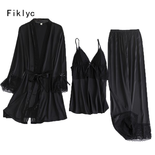 fiklyc underwear 2020 весна женские 3 шт. атласные кружева пэчворк пижамы наборы с длинным рукавом глубокий v-образным вырезом сексуальные п, Black;red
fiklyc underwear 2020 весна женские 3 шт. атласные кружева пэчворк пижамы наборы с длинным рукавом глубокий v-образным вырезом сексуальные п, Black;red